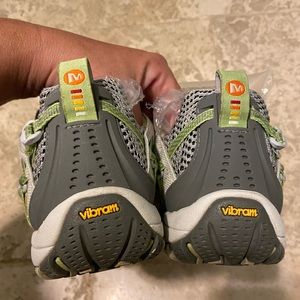 WATER shoes. Great condition. Gray, beige, lime.